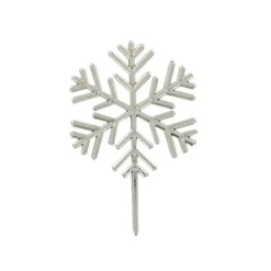 Cerf Dellier Décors à piquer "Flocons argentés" x 50 pièces