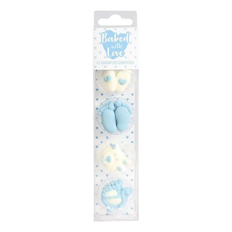 Cerf Dellier Décors comestible thème bébé garçon (x13)