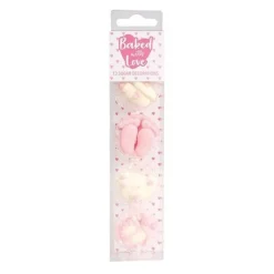 Cerf Dellier Décors comestibles bébé fille assortis (x13)