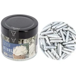 Cerf Dellier Décors comestibles bâtons argentés 60 g