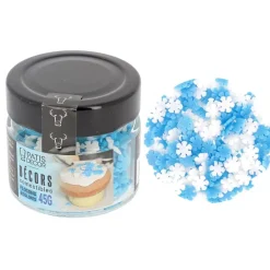 Cerf Dellier Décors comestibles flocons bicolores 45 g