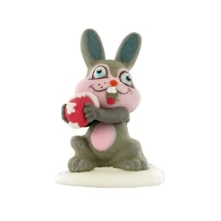 Cerf Dellier Décors comestibles Lapins gris (x20)