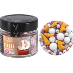 Cerf Dellier Décors comestibles mélange licorne 65 g