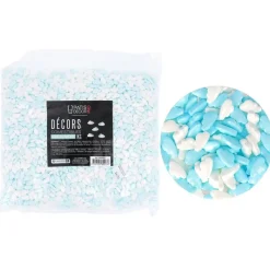 Cerf Dellier Décors comestibles nuages bleus et blancs 1 kg