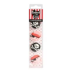 Cerf Dellier Décors comestibles pirates assortis (x12)
