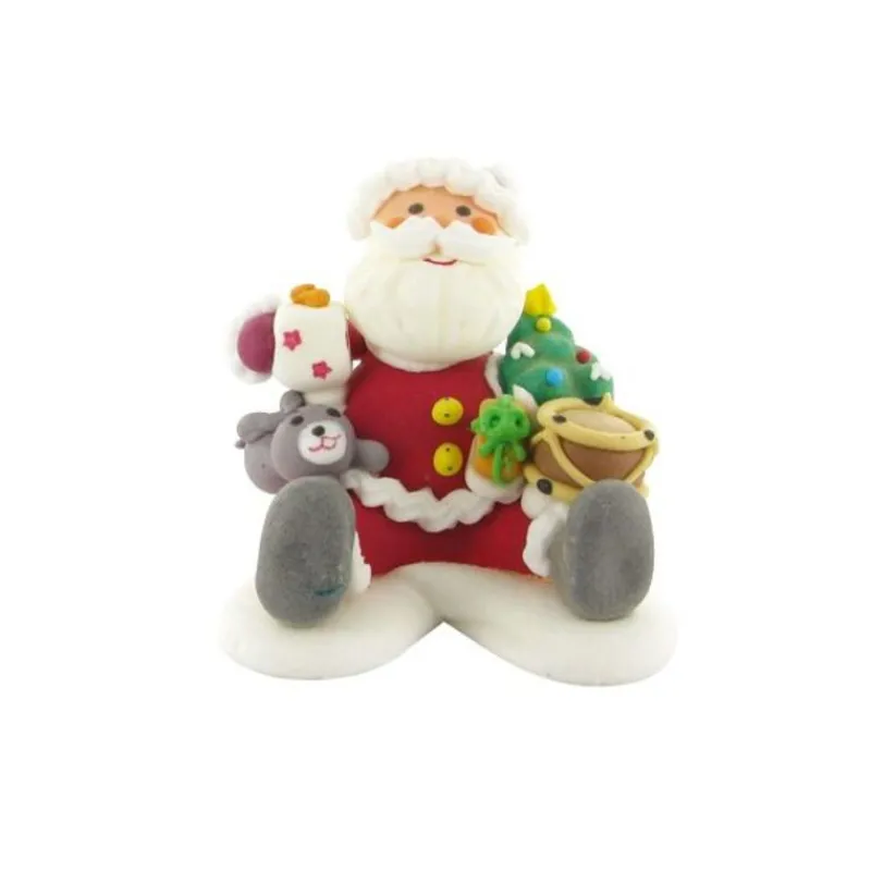 Cerf Dellier Décors comestibles Père Noël assis (x12)
