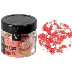 Cerf Dellier Décors comestibles Saint Valentin assortis 60 g