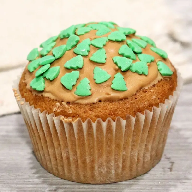 Cerf Dellier Décors comestibles sapins verts 50 g