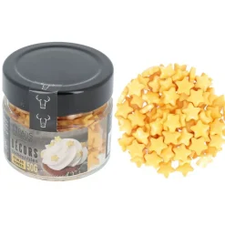 Cerf Dellier Décors comestibles étoiles dorées 50 g