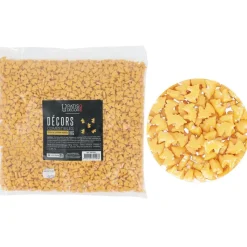 Cerf Dellier Décors comestibles têtes de licorne dorées 1 kg
