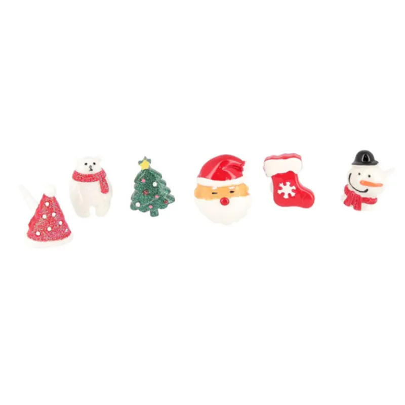 Cerf Dellier Décors de Noël assortis en résine thème 2 (x24)