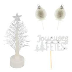 Cerf Dellier Décors de Noël sapins lumineux, joyeuses fêtes et décors à piquer