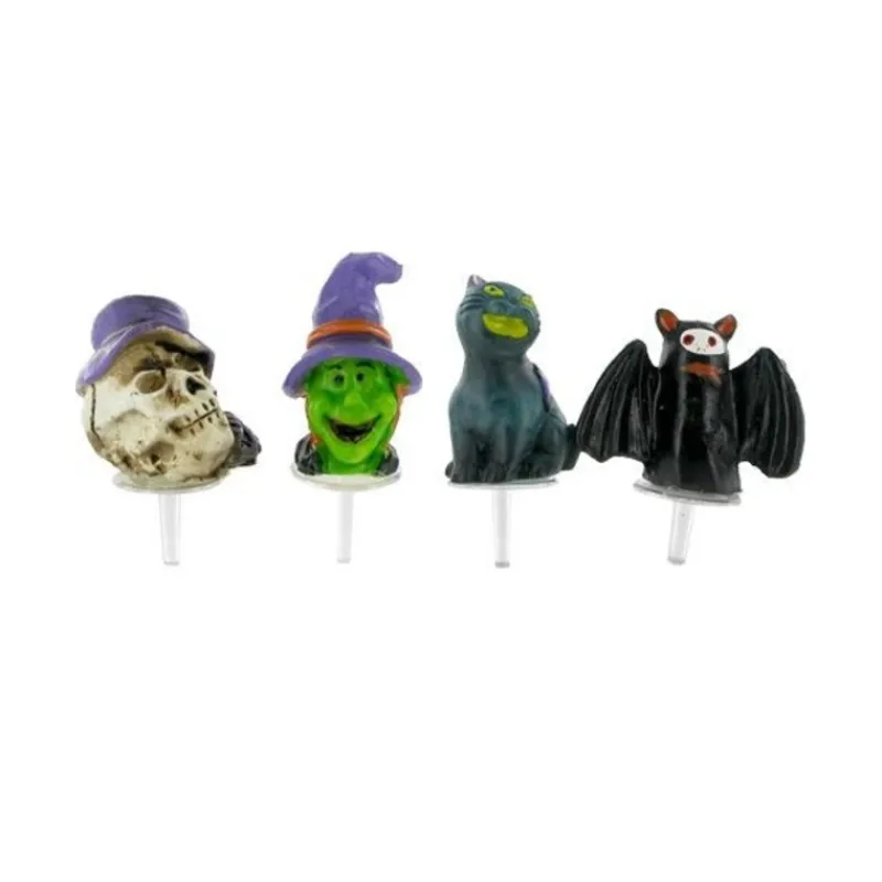 Cerf Dellier Décors d'Halloween assortis (x4)