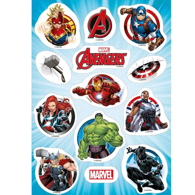 Cerf Dellier Décors en azyme à découper Avengers