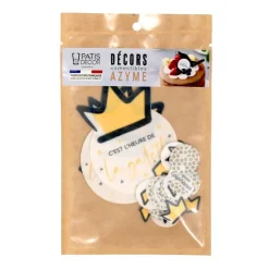 Cerf Dellier Décors en azyme assortis thème épiphanie Galette - DDM 09/24