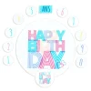 Cerf Dellier Décors en azyme assortis thème anniversaire n°3 - DDM 10/24