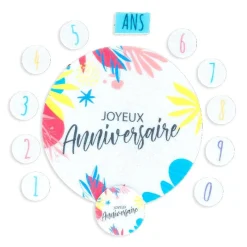 Cerf Dellier Décors en azyme assortis thème anniversaire n°6