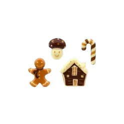 Cerf Dellier Décors en chocolat pain d'épices assortis (x96)