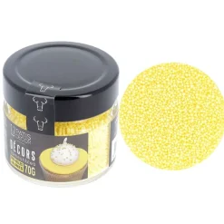 Cerf Dellier Décors mini billes jaunes