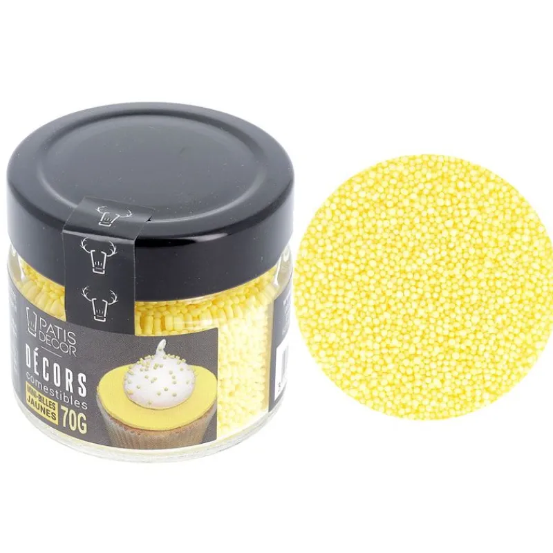 Cerf Dellier Décors mini billes jaunes