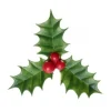 Cerf Dellier Décors Noël houx (x144)