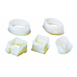 Cerf Dellier Découpoirs cannelés assortis en Polyglass (x 5)
