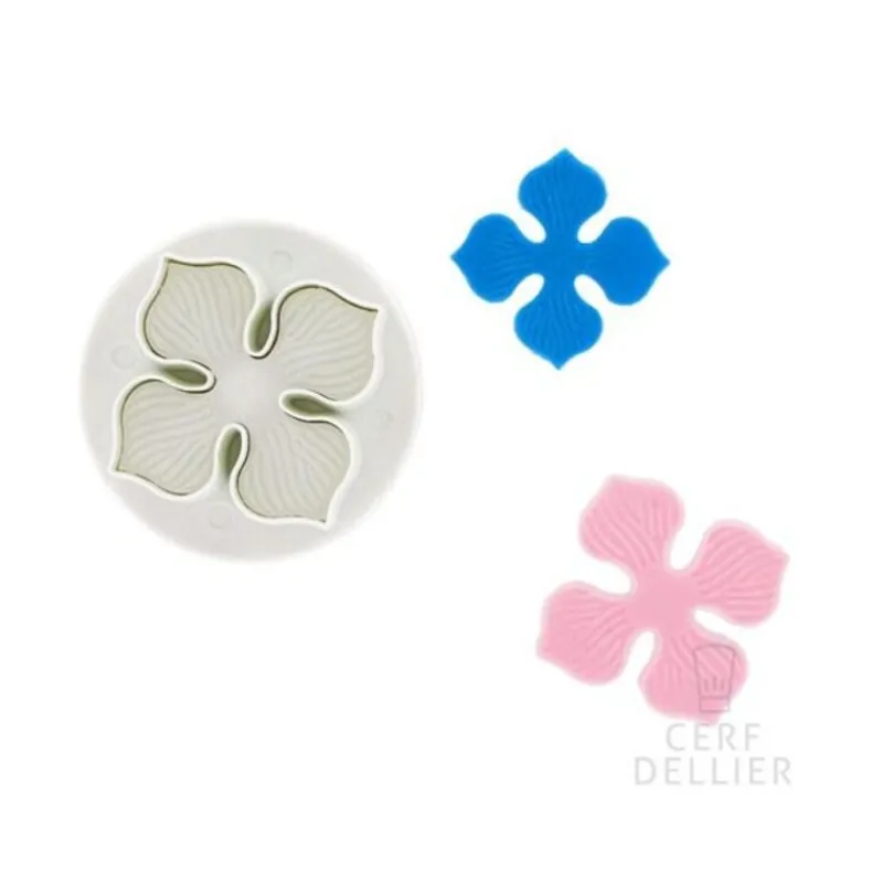 Cerf Dellier Découpoirs éjecteurs hortensia Patisdécor (x 3)