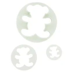 Cerf Dellier Découpoirs oursons Patisdécor (x 3)