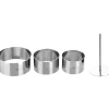 Cerf Dellier Découpoirs ronds assortis (x 3) + poussoir