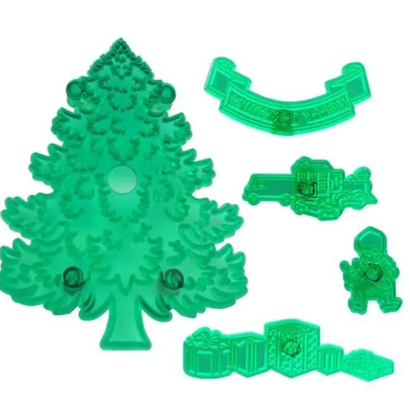 Cerf Dellier Découpoirs Sapin et décors de Noël (jeu de 5)