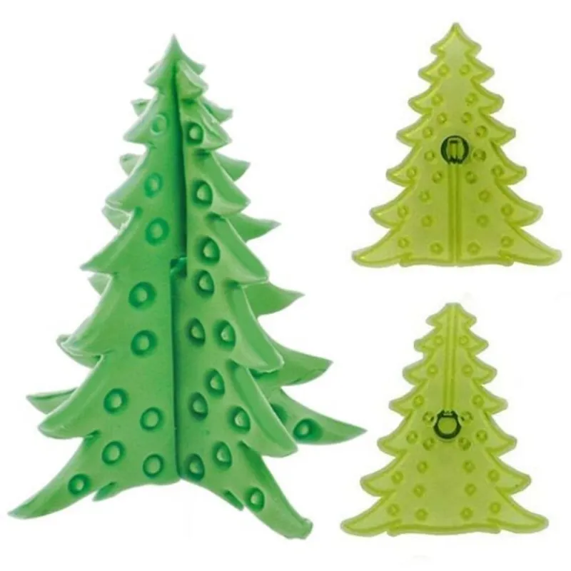 Cerf Dellier Découpoirs Sapins 3 D (jeu de 8)
