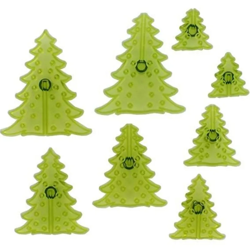 Cerf Dellier Découpoirs Sapins 3 D (jeu de 8)