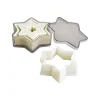 Cerf Dellier Découpoirs étoiles lisses plastique assortis (x 7)