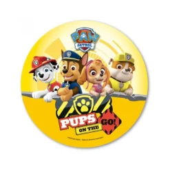 Cerf Dellier Disque azyme Pat Patrouille jaune 20 cm