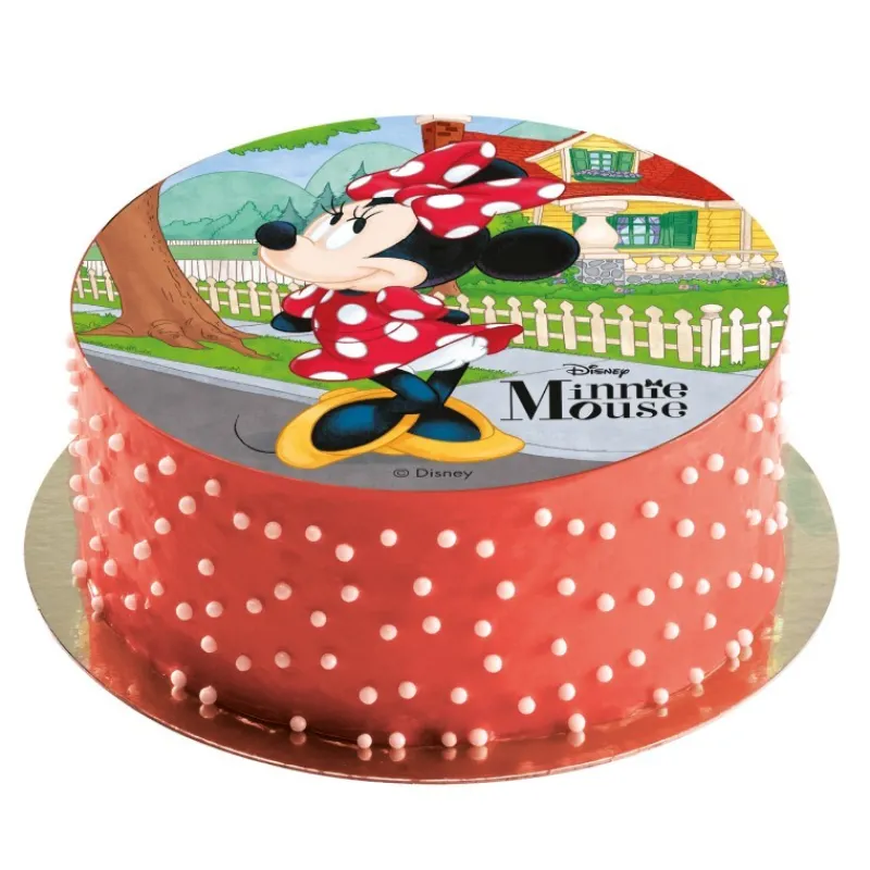 Cerf Dellier Disque gâteau azyme Minnie Mouse 20 cm - DDM 07/24