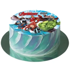 Cerf Dellier Disque gâteau en azyme Avengers 15,5 cm - DDM 05/24