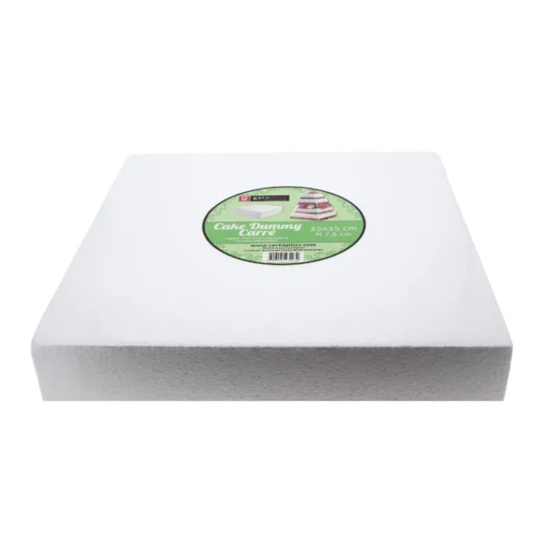 Cerf Dellier Dummy carré contours arrondis H7,5 cm - L35 cm