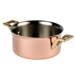 Cerf Dellier Elégance cuivre-inox mini-marmite 9 cm