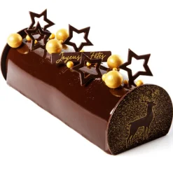 Cerf Dellier Embouts de bûches chocolat silhouette renne (x40)