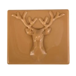 Cerf Dellier Embouts de bûches chocolat caramel origami cerf (x20)