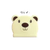 Cerf Dellier Embouts de bûches en chocolat blanc Tête d'ours (x54)