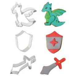 Cerf Dellier Emporte-pièce Chevaliers assortis (x3)