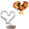 Cerf Dellier Emporte-pièce coq