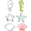 Cerf Dellier Emporte-pièce Mer assortis (x3)