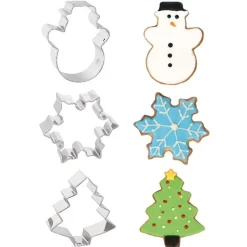Cerf Dellier Emporte-pièce Noël assortis (x3)