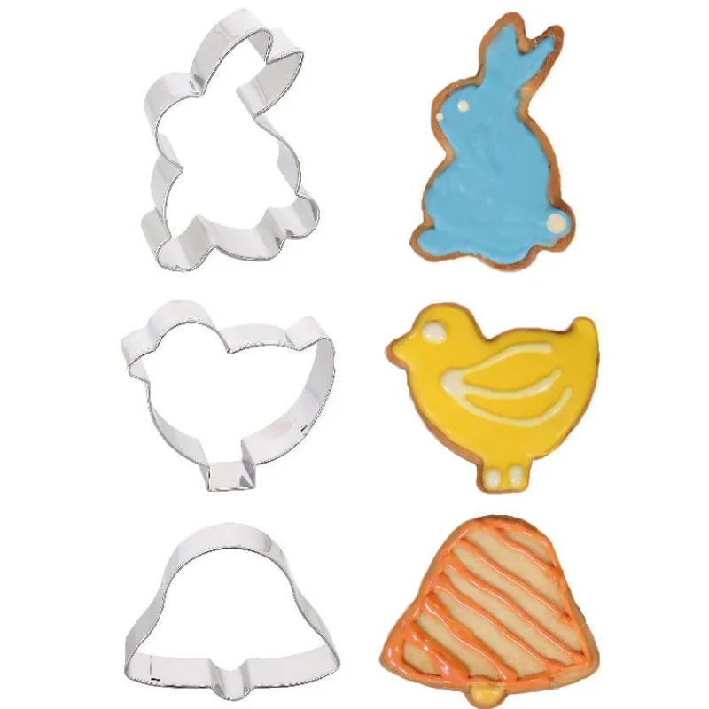 Cerf Dellier Emporte-pièce Pâques assortis (x3)