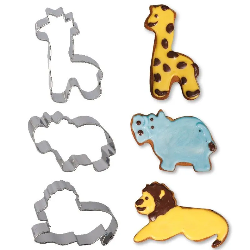 Cerf Dellier Emporte-pièce Savane assortis (x3)