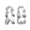 Cerf Dellier Emporte-pièces Couple alsacien inox assortis (x2)