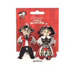 Cerf Dellier Emporte-pièces Couple alsacien inox assortis (x2)