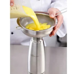 Cerf Dellier Entonnoir + tamis inox amovible pour siphon